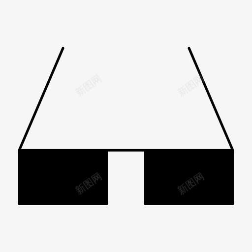 眼镜太阳镜通用用户界面图标svg_新图网 https://ixintu.com 太阳镜 眼镜 通用用户界面图标