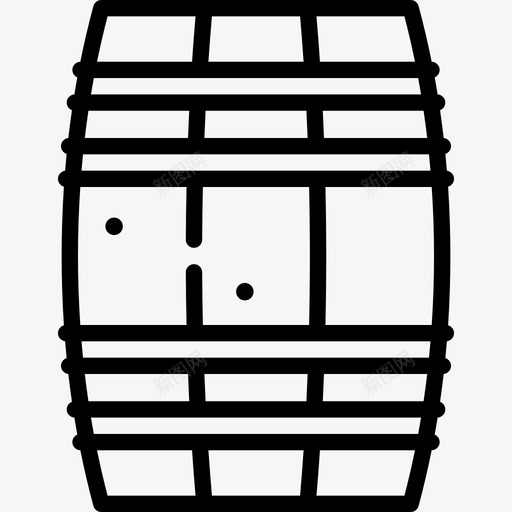 桶形远西直线型图标svg_新图网 https://ixintu.com 桶形 直线型 远西