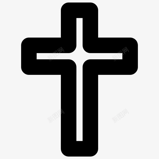 基督教十字架耶稣图标svg_新图网 https://ixintu.com 十字架 各种尺寸的基本图标 基督教 宗教 耶稣