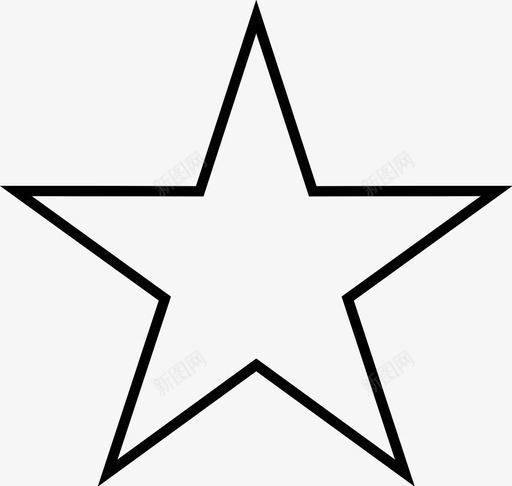 星几何形状图标svg_新图网 https://ixintu.com 几何 形状 星 符号