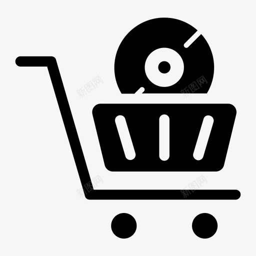 手推车照相机商店图标svg_新图网 https://ixintu.com 商店 手推车 照相机 照相机标志