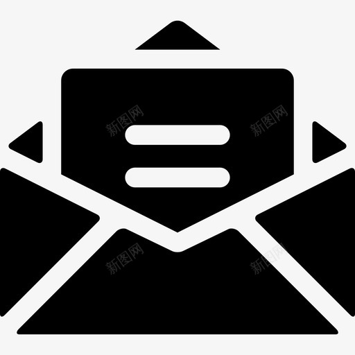 字母接口通信系统填充图标svg_新图网 https://ixintu.com 字母 接口 通信系统填充