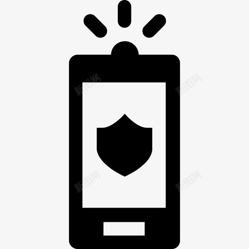 智能手机技术警察部门要素图标svg_新图网 https://ixintu.com 技术 智能手机 警察部门要素