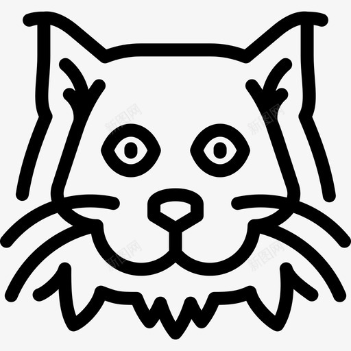 羔羊矮猫猫品种直系图标svg_新图网 https://ixintu.com 猫品种 直系 羔羊矮猫
