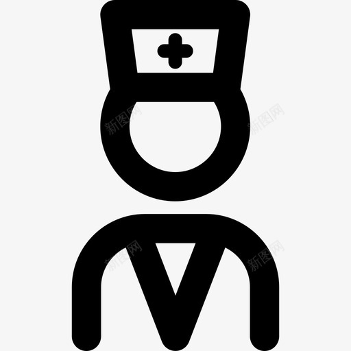 护士最小医院直系图标svg_新图网 https://ixintu.com 护士 最小医院 直系