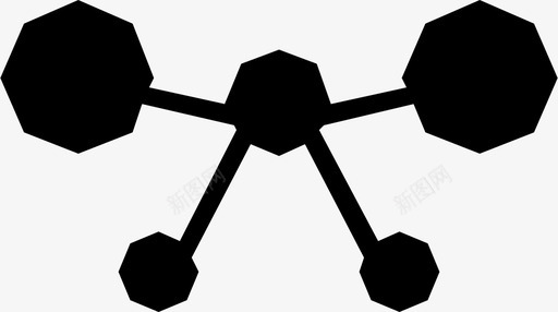 连接单元通道图标svg_新图网 https://ixintu.com 单元 网络 连接 通道