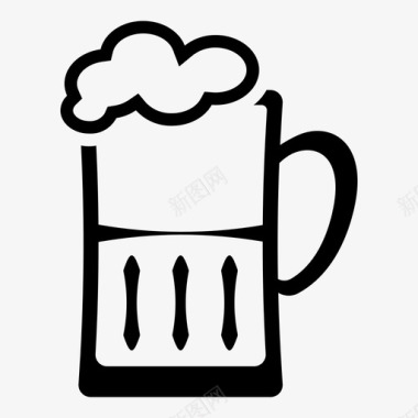 采购产品啤酒杯啤酒杯饮料图标图标