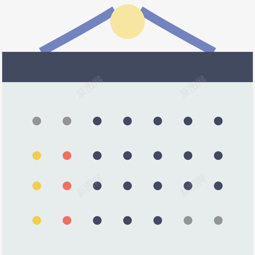 日历svg_新图网 https://ixintu.com 日历 精美 扁平