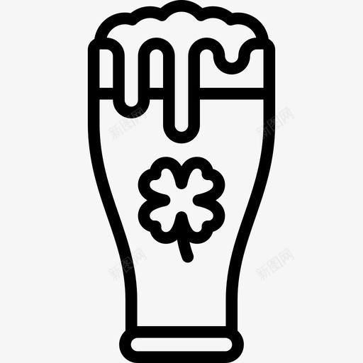 啤酒圣帕特里克第三天直系图标svg_新图网 https://ixintu.com 啤酒 圣帕特里克第三天 直系
