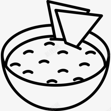 酱汁食物墨西哥菜图标图标