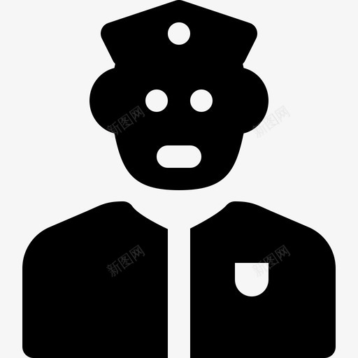 警察人民司法人员图标svg_新图网 https://ixintu.com 人民 司法人员 警察
