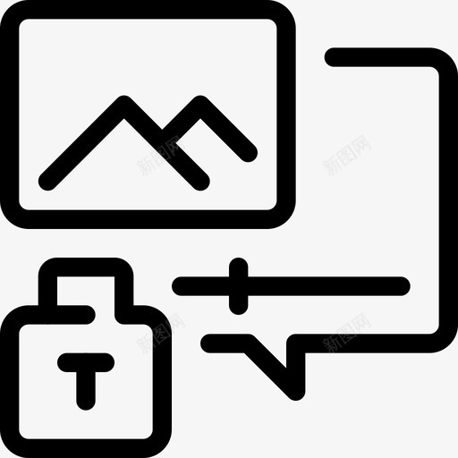 个人数据安全挂锁安全图标svg_新图网 https://ixintu.com 个人数据安全 安全 挂锁