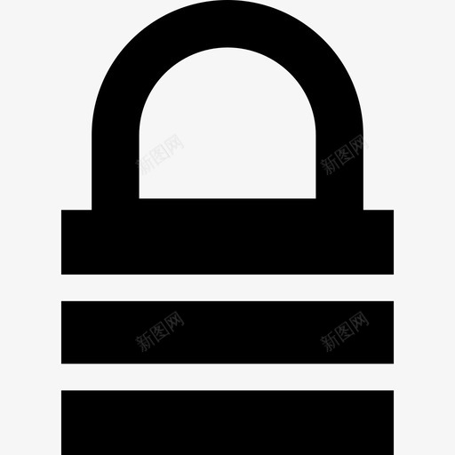 安全工作场所锁图标svg_新图网 https://ixintu.com 安全 工作场所锁