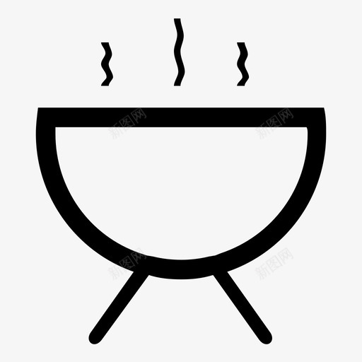 烧烤煮沸自助餐厅图标svg_新图网 https://ixintu.com 厨房用具 炊具 烧烤 煮沸 自助餐厅 餐厅