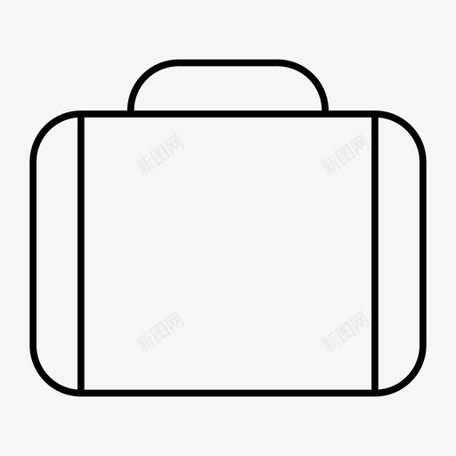 公文包包手提箱图标svg_新图网 https://ixintu.com 公文包 包 工作包 手提箱 旅行