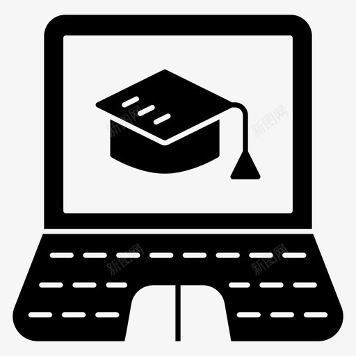 毕业学位文凭图标svg_新图网 https://ixintu.com 在线 学位 文凭 毕业 笔记本电脑