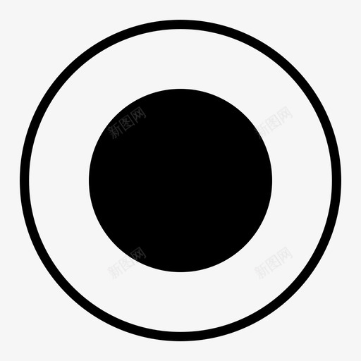 圆圈按钮形状图标svg_新图网 https://ixintu.com 圆圈 形状 按钮 音乐控制圈