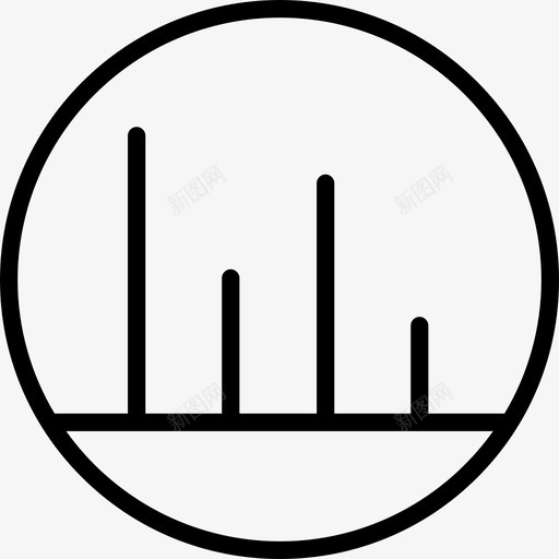 条形图金融和商业集合线性图标svg_新图网 https://ixintu.com 条形图 线性 金融和商业集合