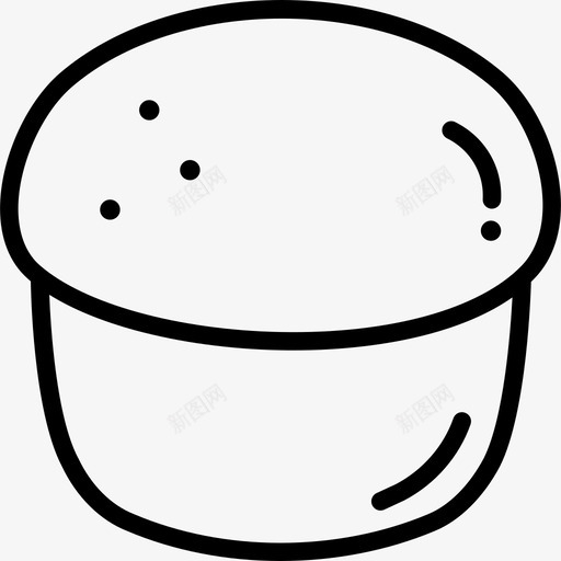 松饼美味线性图标svg_新图网 https://ixintu.com 松饼 线性 美味