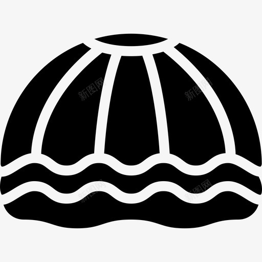 贝壳动物海洋生物图标svg_新图网 https://ixintu.com 动物 海洋生物 贝壳