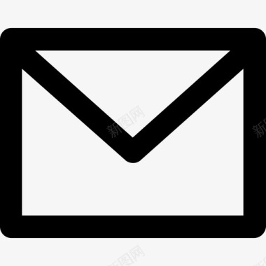 电子邮件和开发元素粗体圆形图标图标