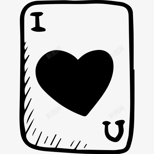 心的王牌其他手绘的爱情元素图标svg_新图网 https://ixintu.com 其他 心的王牌 手绘的爱情元素