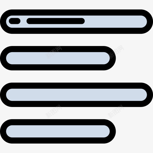 左对齐文本编辑器3线颜色图标svg_新图网 https://ixintu.com 左对齐 文本编辑器3 线颜色