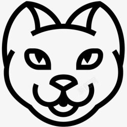 猫纹身猫动物猫纹身图标高清图片