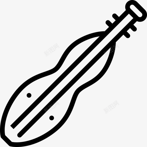 扬琴乐器2线型图标svg_新图网 https://ixintu.com 乐器2 扬琴 线型