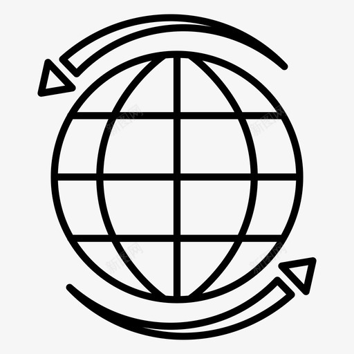 世界商业货币图标svg_新图网 https://ixintu.com 世界 商业 市场 货币 金融