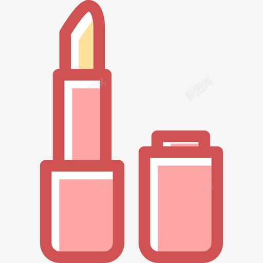 口红时尚女人和美容套装图标svg_新图网 https://ixintu.com 口红 女人和美容套装 时尚