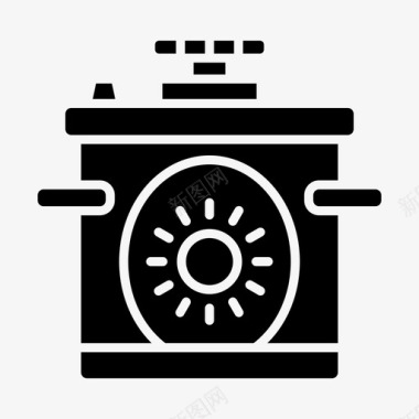 压力锅器具装置图标图标