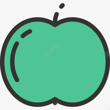 苹果生态色线色图标图标