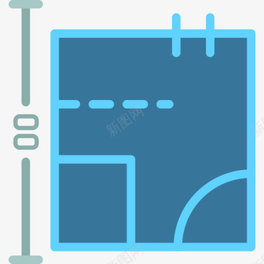 蓝图房地产8平面图图标图标