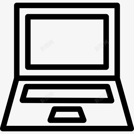 笔记本电脑学校汇编线性图标svg_新图网 https://ixintu.com 学校汇编 笔记本电脑 线性