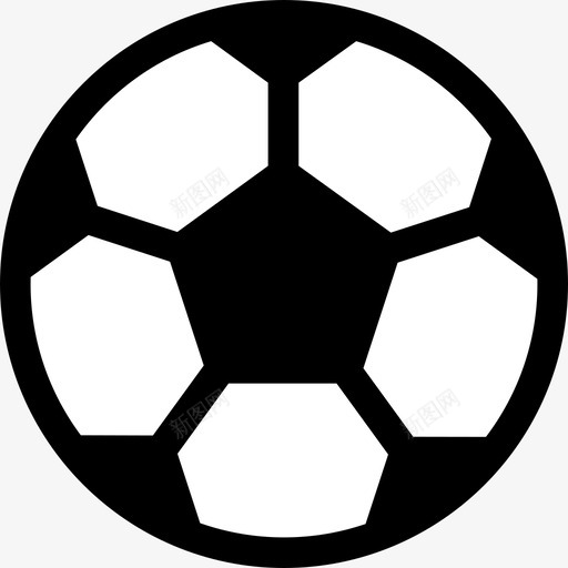 足球运动线性色彩健身元素图标svg_新图网 https://ixintu.com 线性色彩健身元素 足球 运动