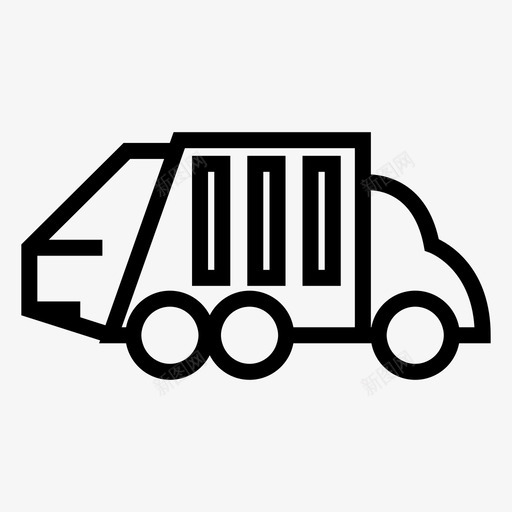 自卸卡车汽车垃圾图标svg_新图网 https://ixintu.com 垃圾 垃圾2 汽车 自卸卡车