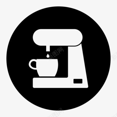 咖啡机家用电器家用电器1套图标图标