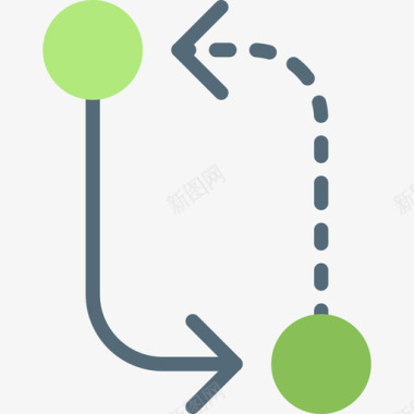 回路箭头集合3扁平图标图标