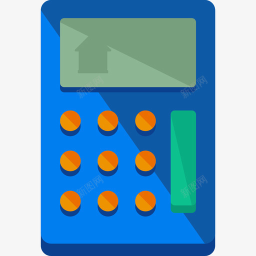 计算器房地产8平面图标svg_新图网 https://ixintu.com 平面 房地产8 计算器