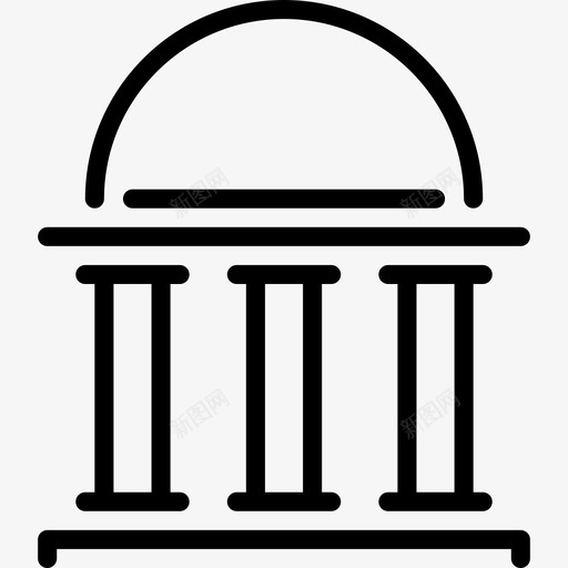 纪念碑城市直线图标svg_新图网 https://ixintu.com 城市 直线 纪念碑