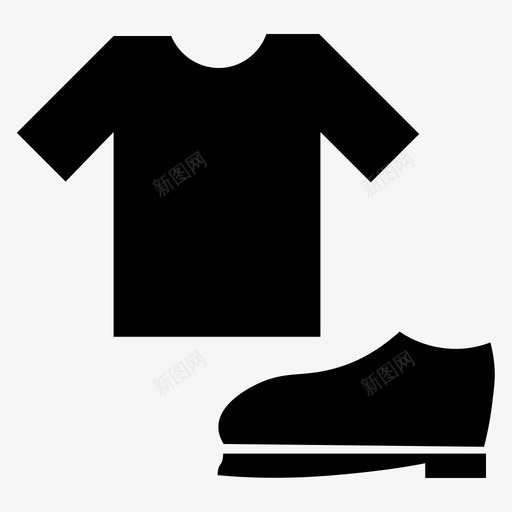 布料污染回收图标svg_新图网 https://ixintu.com 回收 布料 废物 污染 污染2 衬衫 鞋子