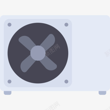 空调家用电器平板图标图标