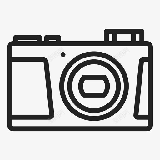 复古照相机胶卷镜头图标svg_新图网 https://ixintu.com 复古照相机 摄影 胶卷 镜头