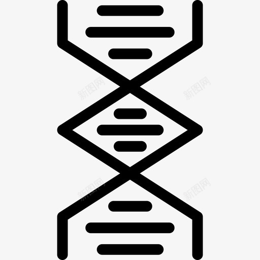 Dna学习元素线性图标svg_新图网 https://ixintu.com Dna 学习元素 线性