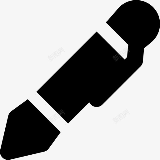 钢笔商务办公用实心笔填充图标svg_新图网 https://ixintu.com 商务办公用实心笔 填充 钢笔