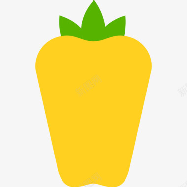甜椒食物水果和蔬菜图标图标