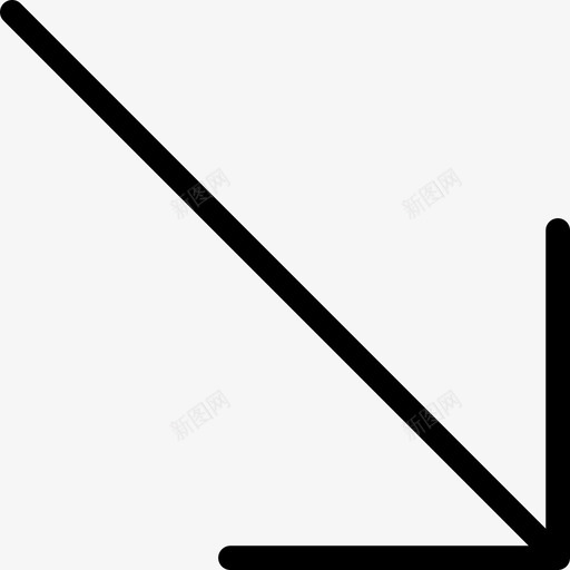 对角线箭头箭头集线性图标svg_新图网 https://ixintu.com 对角线箭头 箭头集 线性