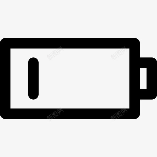电池ui接口集合线性图标svg_新图网 https://ixintu.com ui接口集合 电池 线性