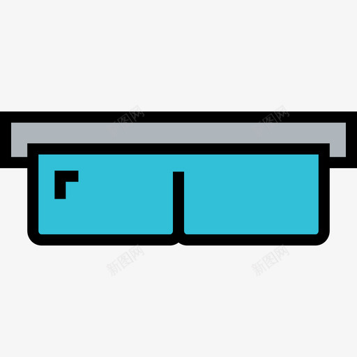 安全眼镜科学3线性颜色图标svg_新图网 https://ixintu.com 安全眼镜 科学3 线性颜色